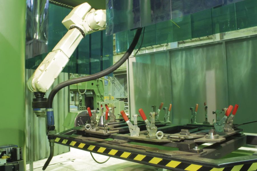 Working welding robot