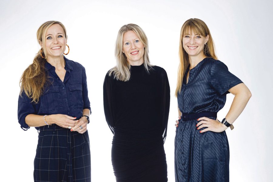 Partnerne Good Company: Sille van Loon, 
Line Kolsbjerg Larsen og Solveig Hvidtfeldt.