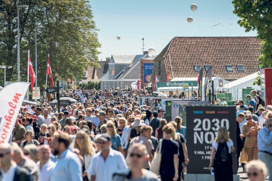 I 2019 deltog 65.000 besøgende. Folkemødet 2022 forventes også at blive velbesøgt. 
(Foto: Mads Claus Rasmussen/Ritzau Scanpix)